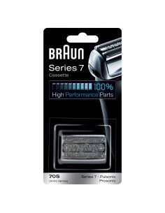 Braun Series 7 Testina Di Ricambio Rasoio Da Barba Elettrico 70S Color Argento - Compatibile Con I Rasoi .
