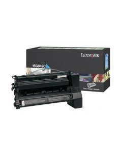 Lexmark 15G042C cartuccia toner 1 pz Originale Ciano