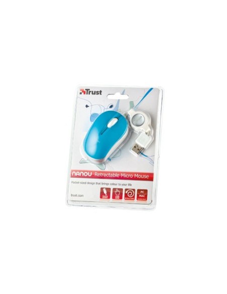 Trust Micro - Blue mouse USB tipo A Ottico