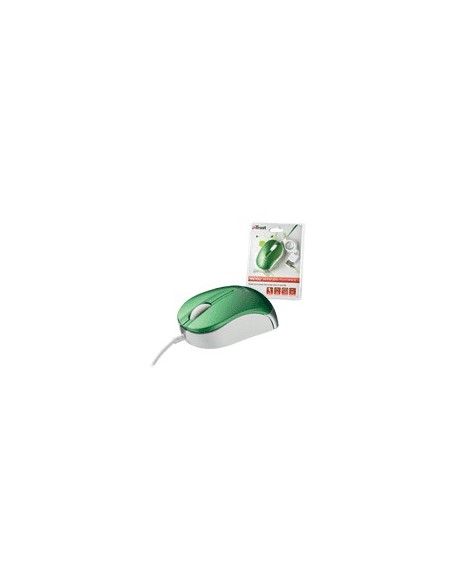 Trust Micro - Green mouse USB tipo A Ottico