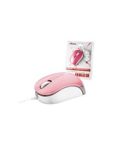 Trust Micro - Pink mouse USB tipo A Ottico 2