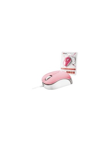 Trust Micro - Pink mouse USB tipo A Ottico