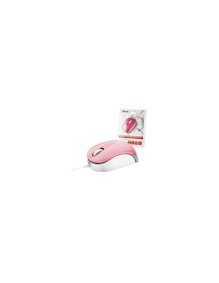 Trust Micro - Pink mouse USB tipo A Ottico