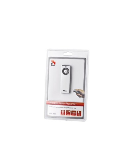 Trust Wireless Laser Presenter puntatore wireless Argento