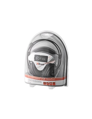 Trust 5.1 Surround USB Headset Auricolare Cablato Musica e Chiamate USB tipo A Nero