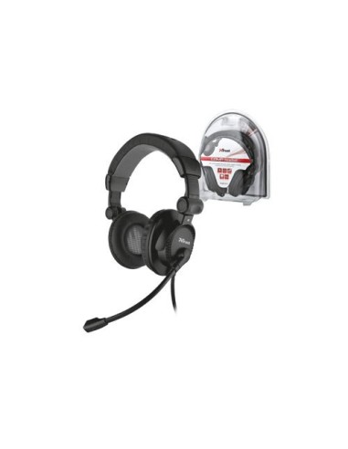 Trust Como Headset Auricolare Cablato A Padiglione Musica e Chiamate Nero