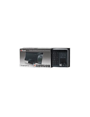 Trust Thinity Wireless Entertainment Keyboard tastiera RF Wireless Nero