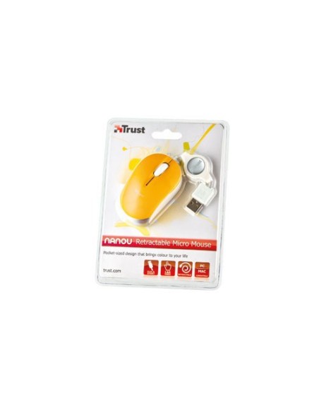 Trust Nanou mouse USB tipo A Ottico