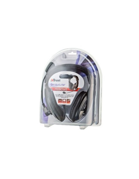 Trust Pulsar Headset Auricolare Cablato A Padiglione Musica e Chiamate Nero