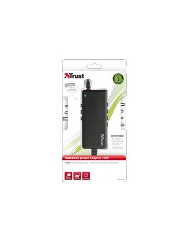 Trust Primo 70W adattatore e invertitore Nero