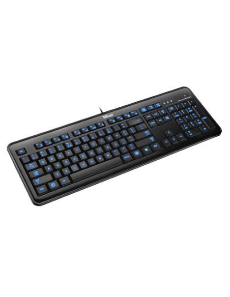 Trust eLight LED, IT tastiera USB QWERTZ Nero