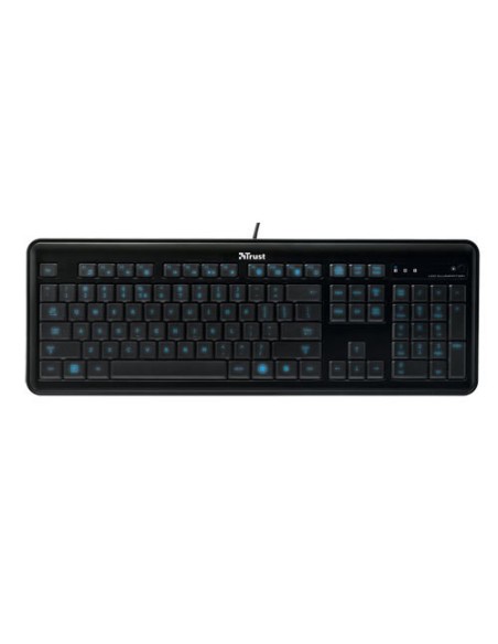 Trust eLight LED, IT tastiera USB QWERTZ Nero