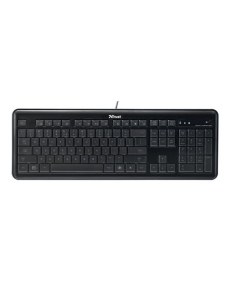 Trust eLight LED, IT tastiera USB QWERTZ Nero