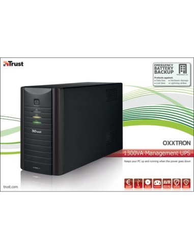 Trust Oxxtron 1300VA 1,3 kVA 4 presa(e) AC