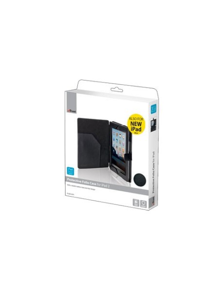 Trust Protective Folio Case for iPad 2 Custodia a libro Nero