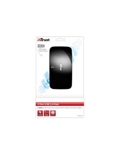 Trust 17908 hub di interfaccia Nero 2