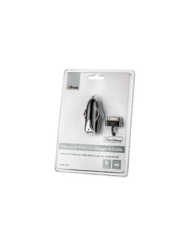 Trust iPhone & iPod Car Charger & Cable Nero Auto