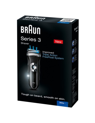 Braun Series 3 360-4 Rasoio Trimmer Nero