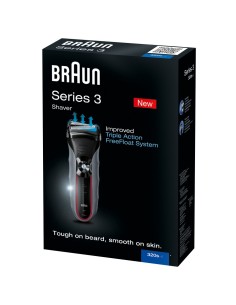 Braun Series 3 320-4 Rasoio Trimmer Nero 2