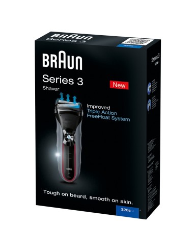 Braun Series 3 320-4 Rasoio Trimmer Nero