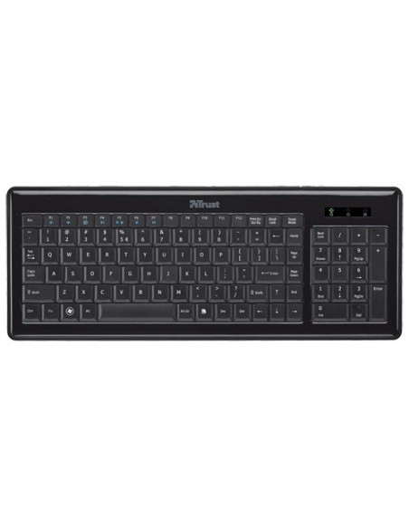Trust Gracia Compact Slimline tastiera USB Nero