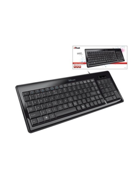 Trust Gracia Compact Slimline tastiera USB Nero