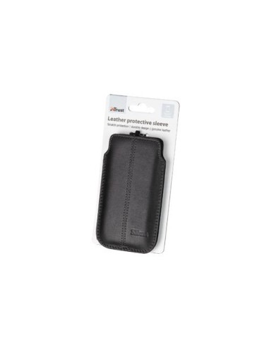 Trust Leather Protective Sleeve custodia per cellulare Custodia a tasca Nero