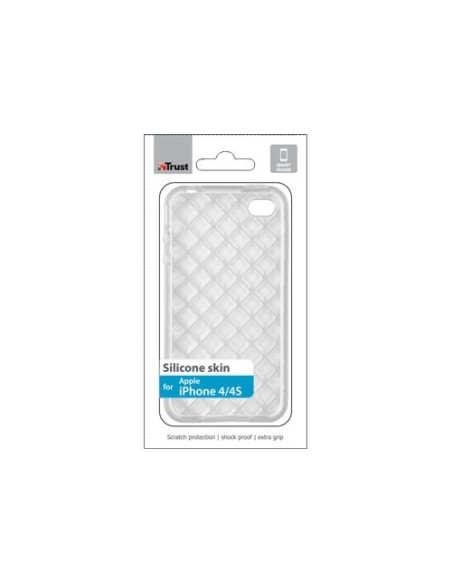 Trust Silicone Skin for iPhone4 custodia per cellulare Cover Trasparente