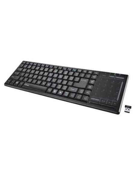 Trust Tacto tastiera RF Wireless Nero