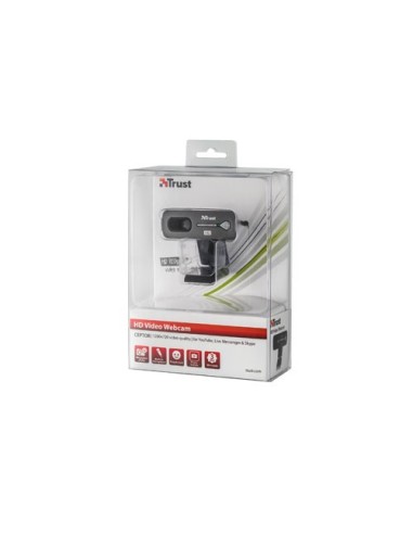 Trust Ceptor webcam 12 MP 1280 x 720 Pixel USB 2.0 Nero