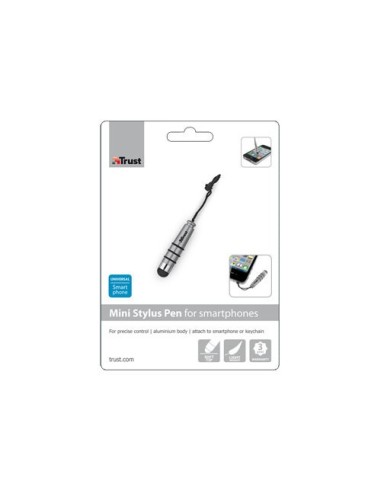 Trust Mini Stylus Pen penna per PDA 6 g Argento