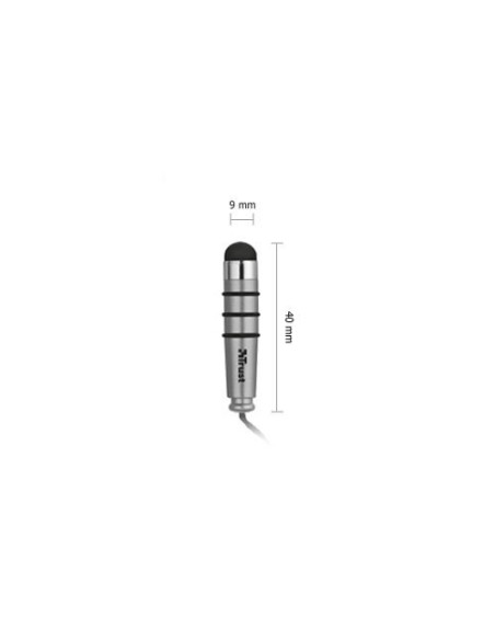 Trust Mini Stylus Pen penna per PDA 6 g Argento