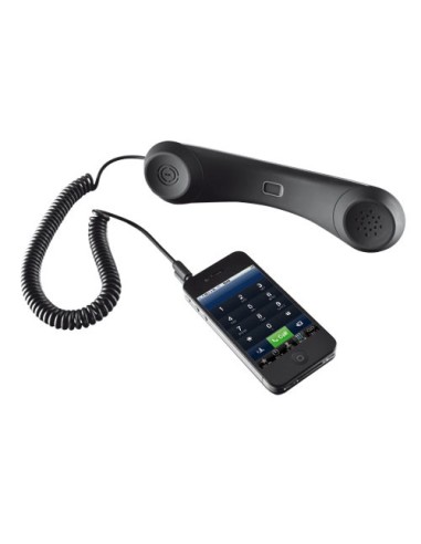 Trust 18401 cornetta del telefono Nero