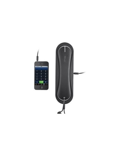 Trust 18401 cornetta del telefono Nero