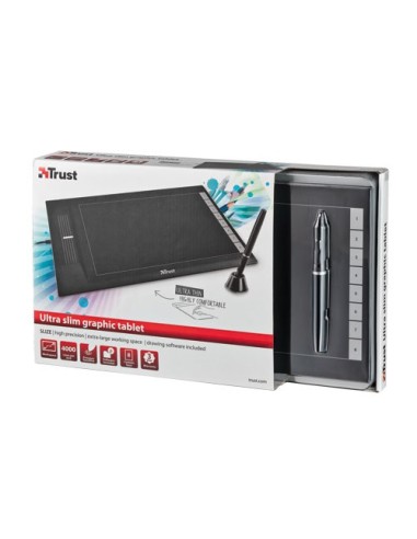 Trust SliZe tavoletta grafica Nero 4000 lpi (linee per pollice) 254 x 152 mm USB