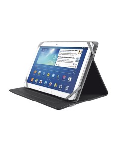 Trust Universal Folio Stand f 10" Tablets 25,4 cm (10") Custodia a libro Nero