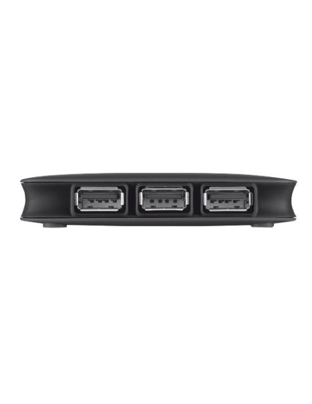 Trust 18687 hub di interfaccia 480 Mbit s Nero