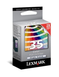 Lexmark 35 High Yield Colour Print Cartridge cartuccia d'inchiostro Originale Ciano, Magenta, Giallo
