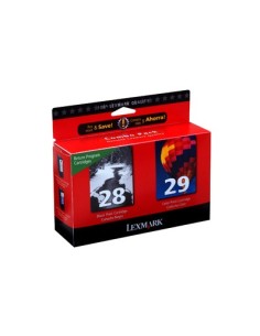 Lexmark No28 + No29 Twin Pack cartuccia d'inchiostro 2 pz Originale Nero, Ciano, Magenta, Giallo