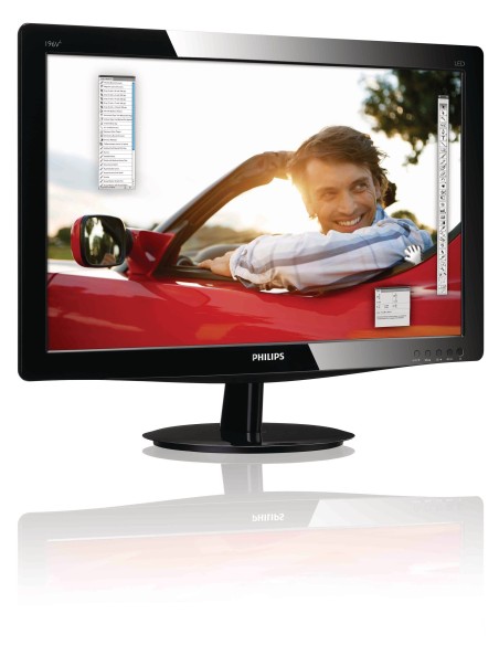 Philips Monitor LCD con retroilluminazione LED 196V3LSB25 10
