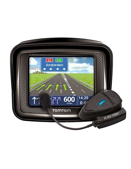 TomTom Rider Pro Europe navigatore Palmare Fisso 8,89 cm (3.5") LCD Touch screen 310 g Nero