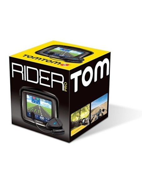 TomTom Rider Pro Europe navigatore Palmare Fisso 8,89 cm (3.5") LCD Touch screen 310 g Nero