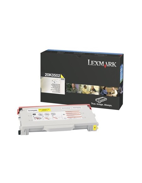 Lexmark 20K0502 cartuccia toner 1 pz Originale Giallo