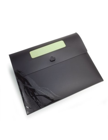 Kensington Document Wallet Rexel Ecodesk Black A4(3