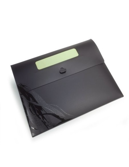Kensington Document Wallet Rexel Ecodesk Black A4(3