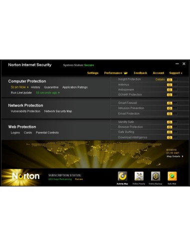 NortonLifeLock Norton Internet Security 2011 ITA 2 licenza e 1 anno i