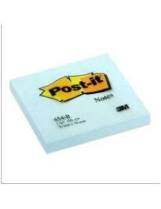3M Post-it 76 x 76mm (12 x 100) etichetta autoadesiva Blu 12 pz