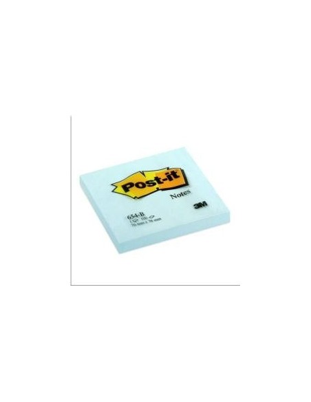 3M Post-it 76 x 76mm (12 x 100) etichetta autoadesiva Blu 12 pz