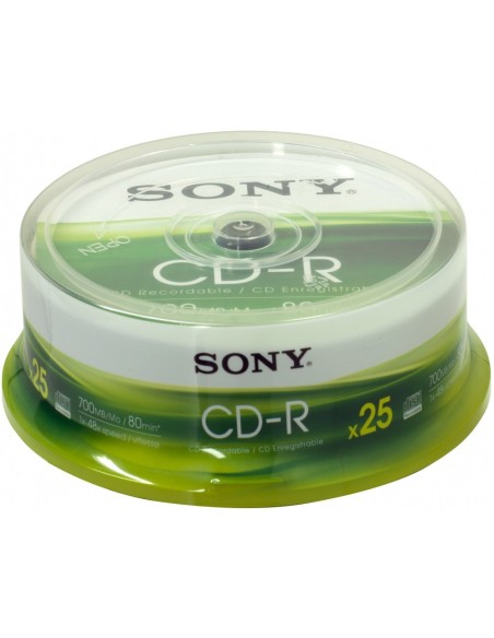 Sony CD-R 80min-700MB 48x (25) 25 pz