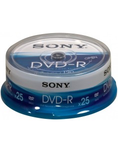 Sony DVD-R Spindle 4,7 GB 25 pz